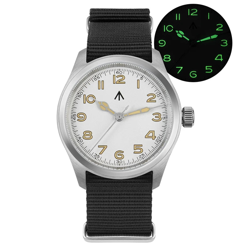Militado ML Vintage Black Watch VH Sweep Quartz - Product Image 48