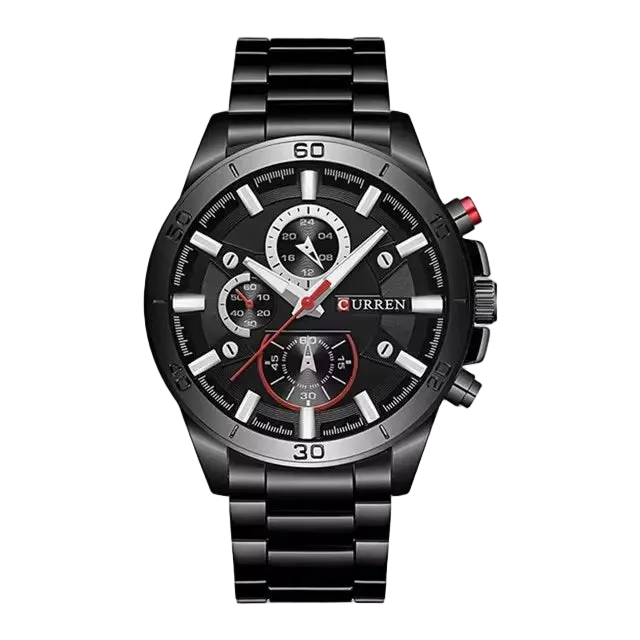 vastara 8275 's stainless steel strap night light chronograph casual 's clock gift watch 27 - casual unisex timepiece with