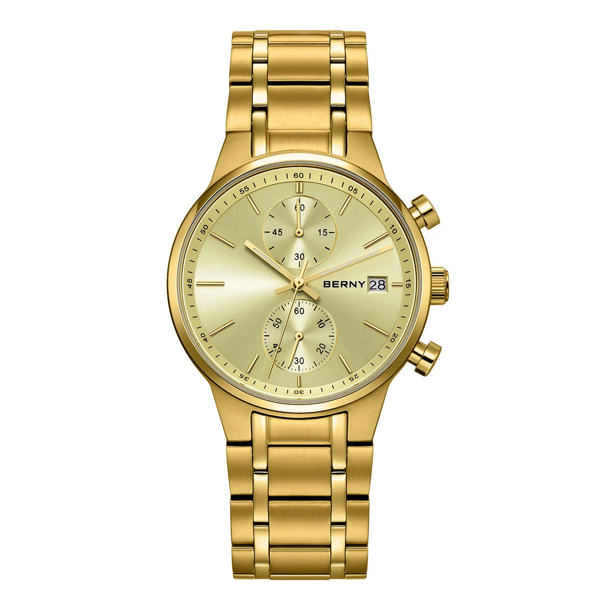 vastara - men's chronograph watch with luminous display watch 26 - casual unisex timepiece with chronograph (USA)