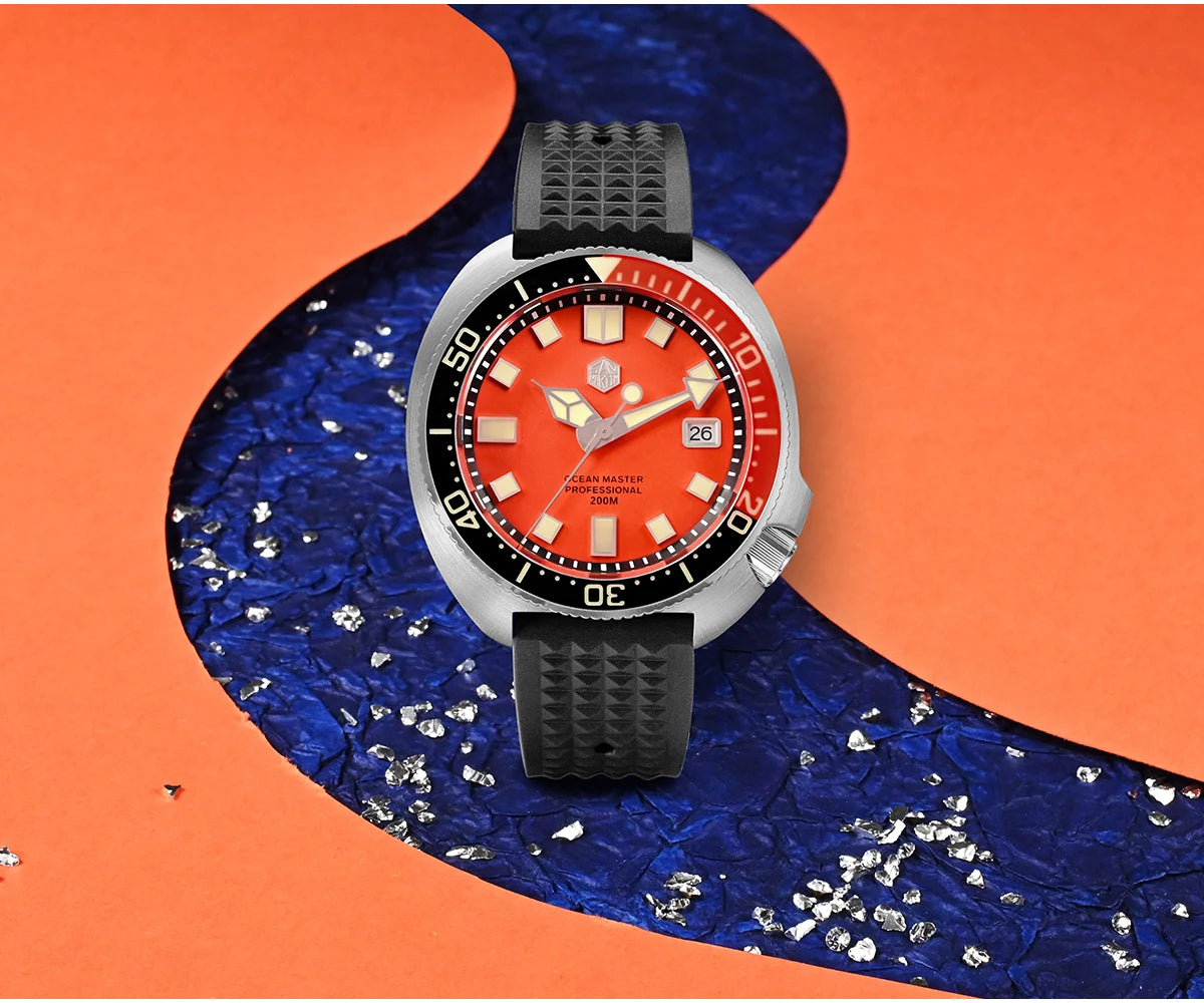 San Martin Men Automatic Watch Military Mechanical - Product Image 7