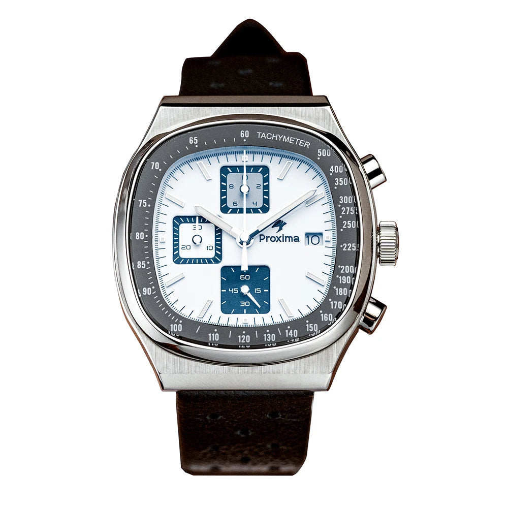 vastara proxima 39mm square watch – men’s chronograph watch 12 - casual unisex timepiece with chronograph (USA)