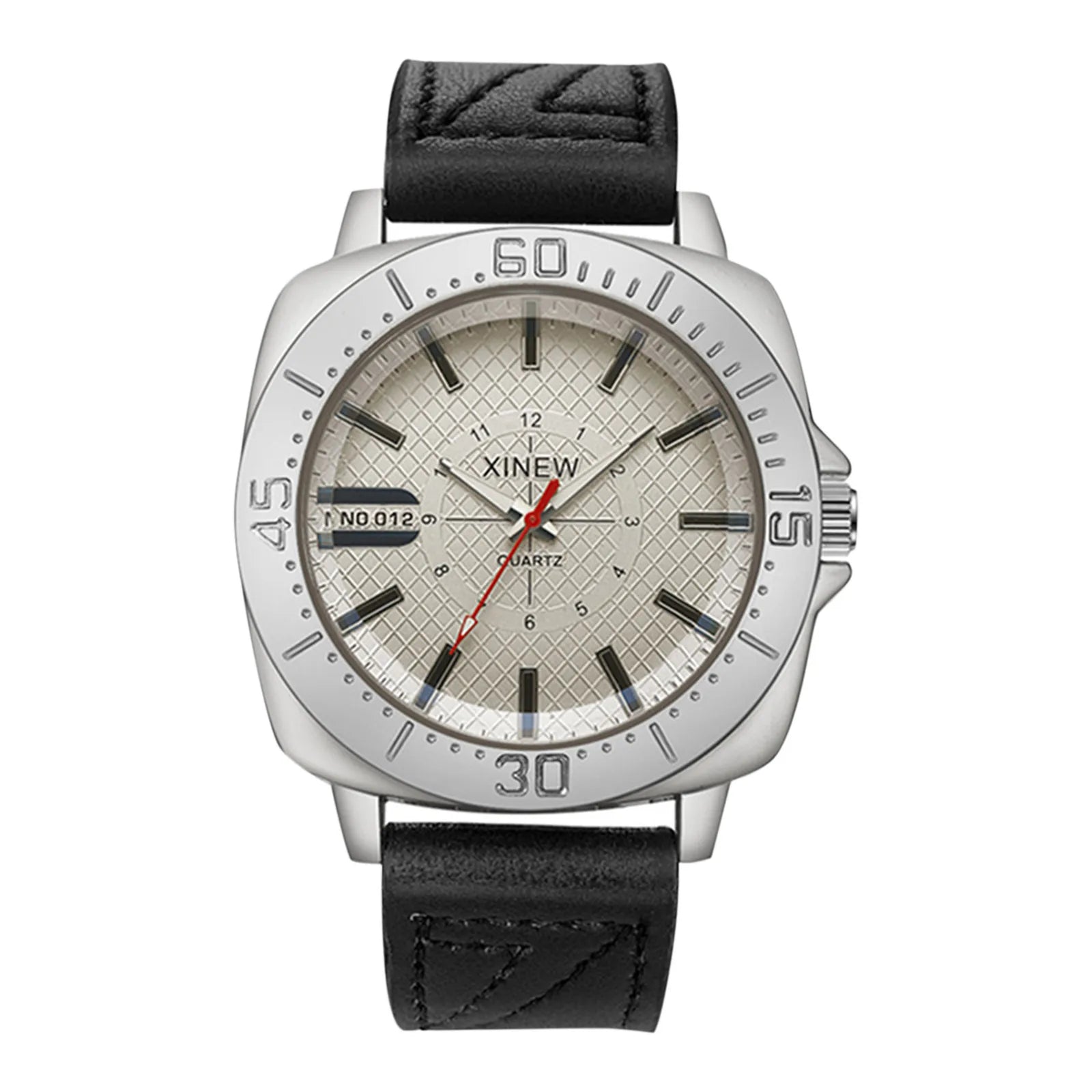 vastara hig-end simple business leather band strap glass minimalist round dial versatile daily outgoing watch 9 - minimalist