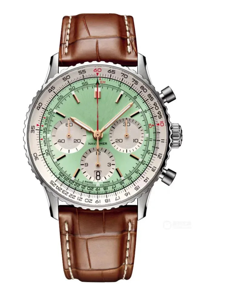 vastara original es classic multifunction stainless steel date business chronograph watch 6 - business unisex timepiece with