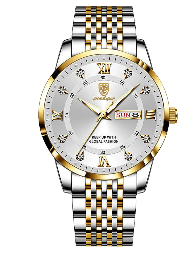 vastara - imperiumedge classic roman quartz men s watch watch 7 - modern unisex timepiece with waterproof (USA)