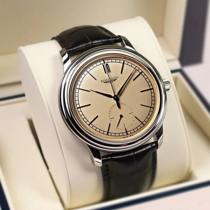 Men Fashion Retro Leather Watch Quartz Analog - Product Image 2