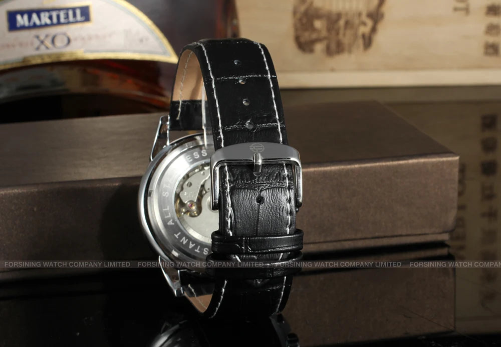 vastara genuine leather sapphire 2024new with sapphire technology watch 11 - classic unisex timepiece with stainless steel