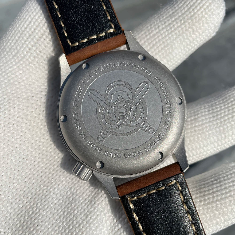 vastara sapphire steelflier official sf752 watch 6 - classic unisex timepiece with stainless steel (USA)