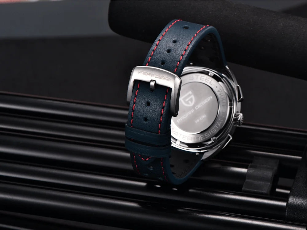 vastara luxury men’s chronograph – sapphire stainless steel watch 23 - casual unisex timepiece with chronograph (USA)