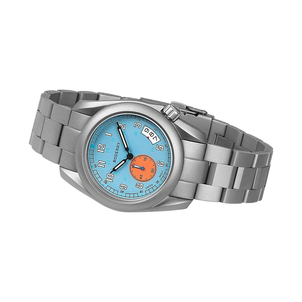 Boderry Field Watch Titanium Quartz Watches - Product Image 4