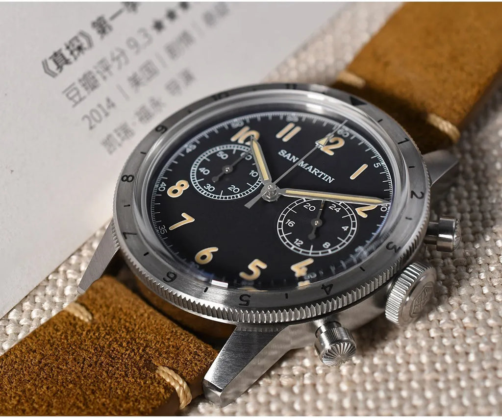 San Martin .mm Vintage Men Watch Military Style VK - Product Image 21