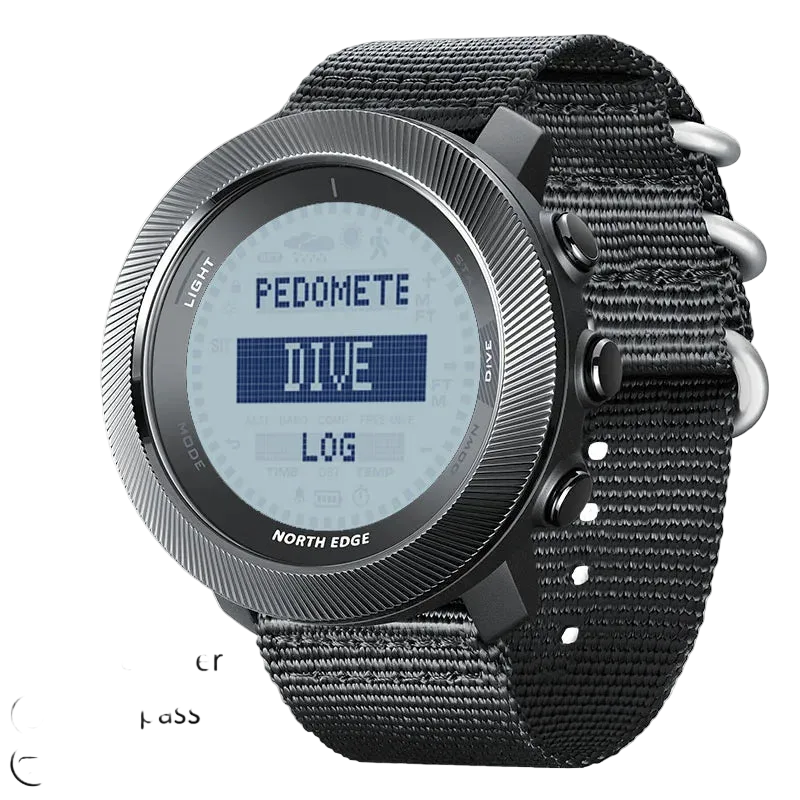 NORTH EDGE APACHE-D Men Free Dive Digital Watch - Luxury Watch with precision timepiece