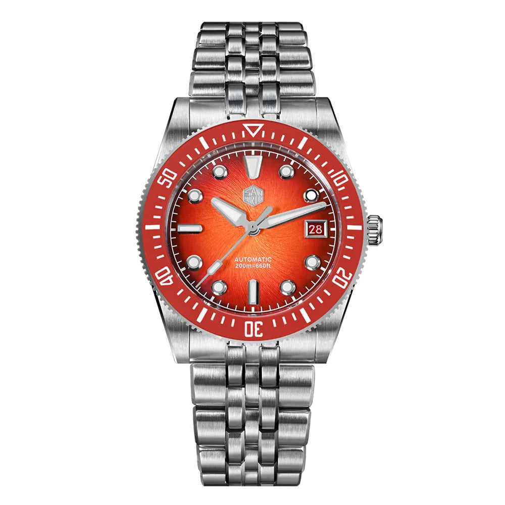San Martin .mm mm Enamel Spiral Vortex Dial Men - Product Image 49