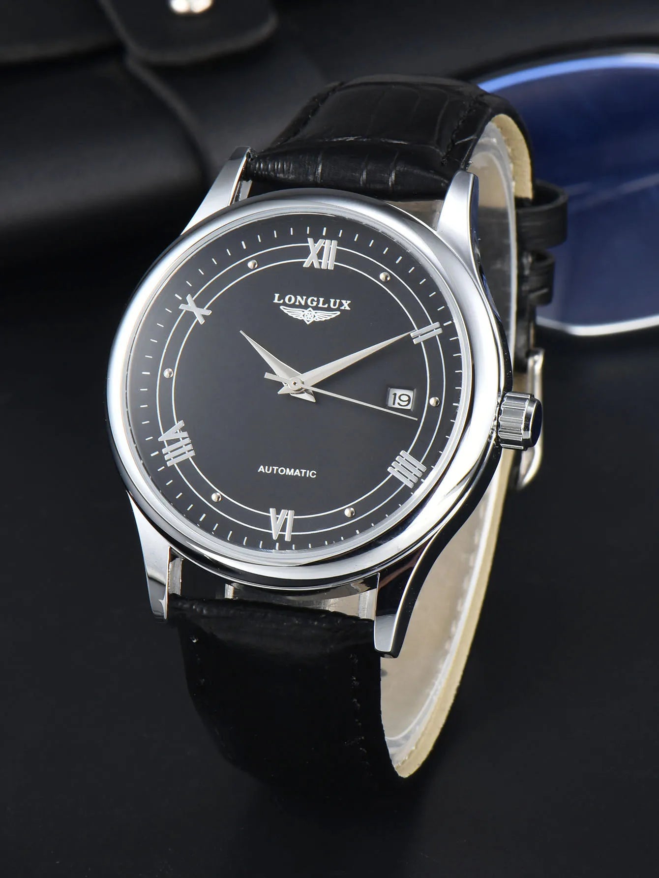 vastara longlux wholesale es simple versatile date leather gift watch 26 - classic unisex timepiece with stainless steel