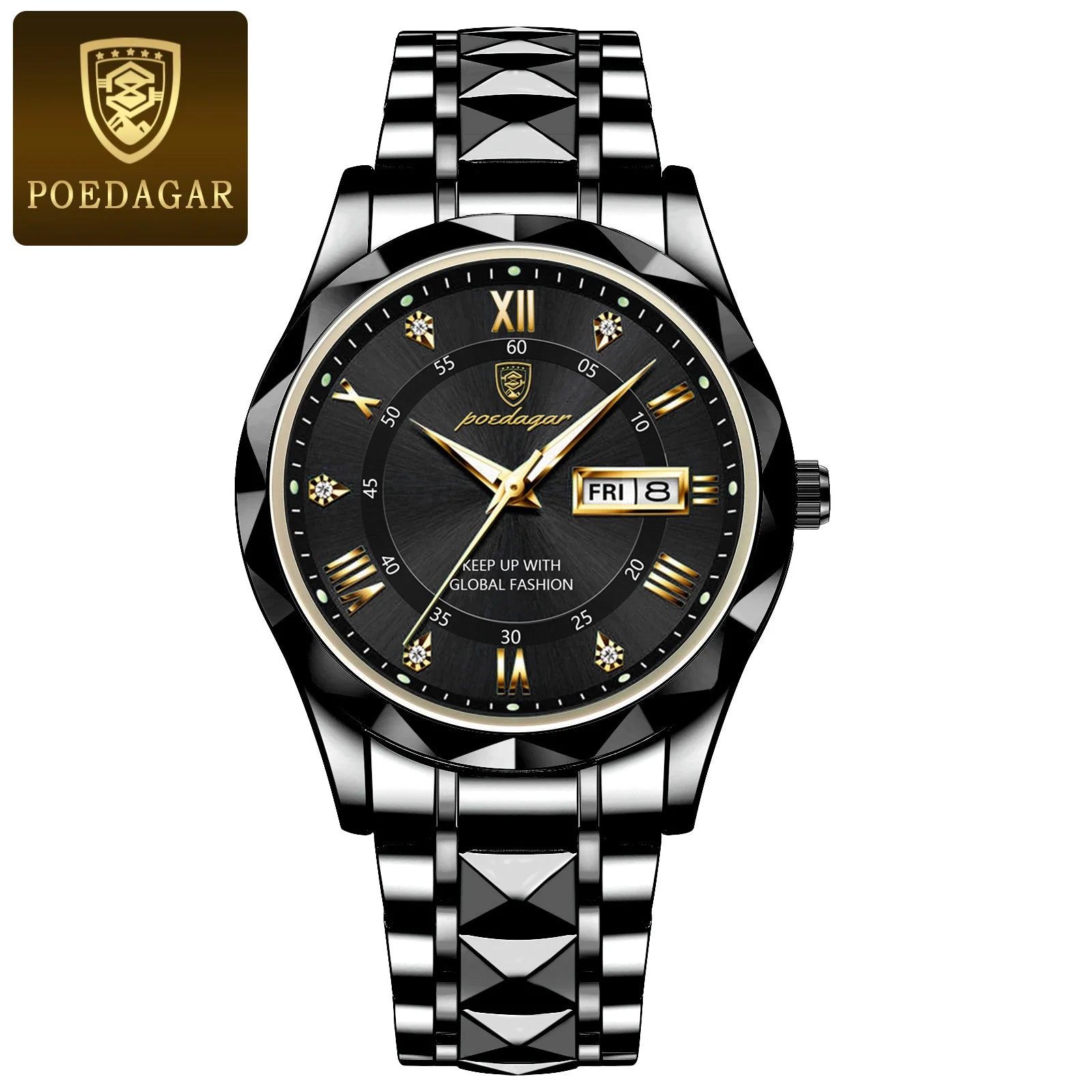 vastara poedagar business s es stainless watch 11 - business unisex timepiece with stainless steel (USA)