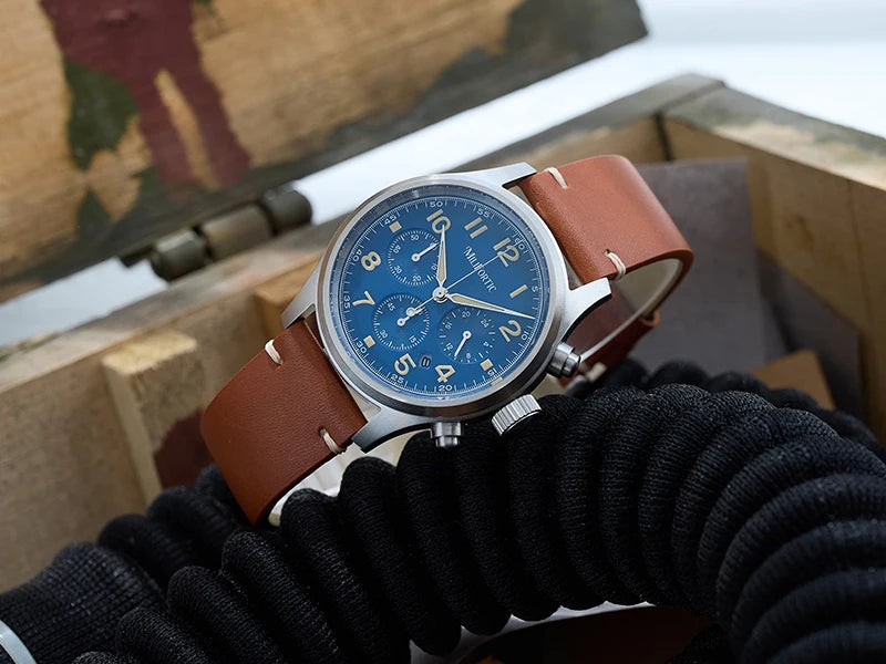 Milifortic Men's Solar Chronograph Sapphire Watch - Product Image 12