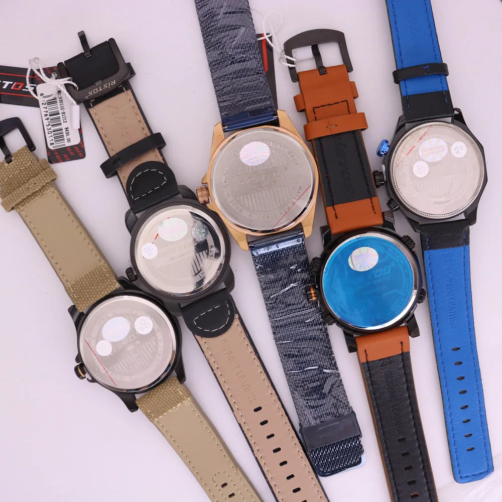 unisex classic watch vastara miyota sport punk watch trade in leather models - daily wear timepiece with white dial (USA)