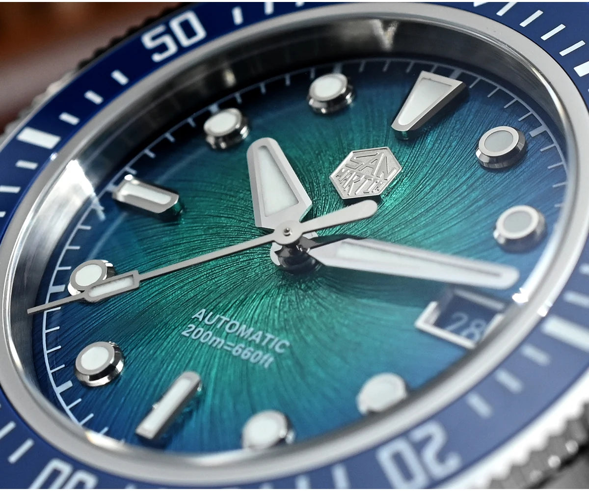 San Martin .mm mm Enamel Spiral Vortex Dial Men - Product Image 31