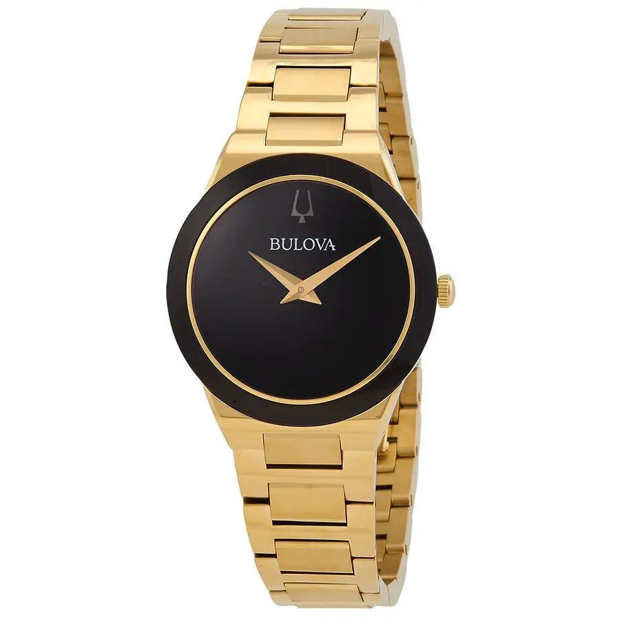 Bulova | Millennia Quartz Black Dial Ladies Watch - Luxury Watch with precision timepiece