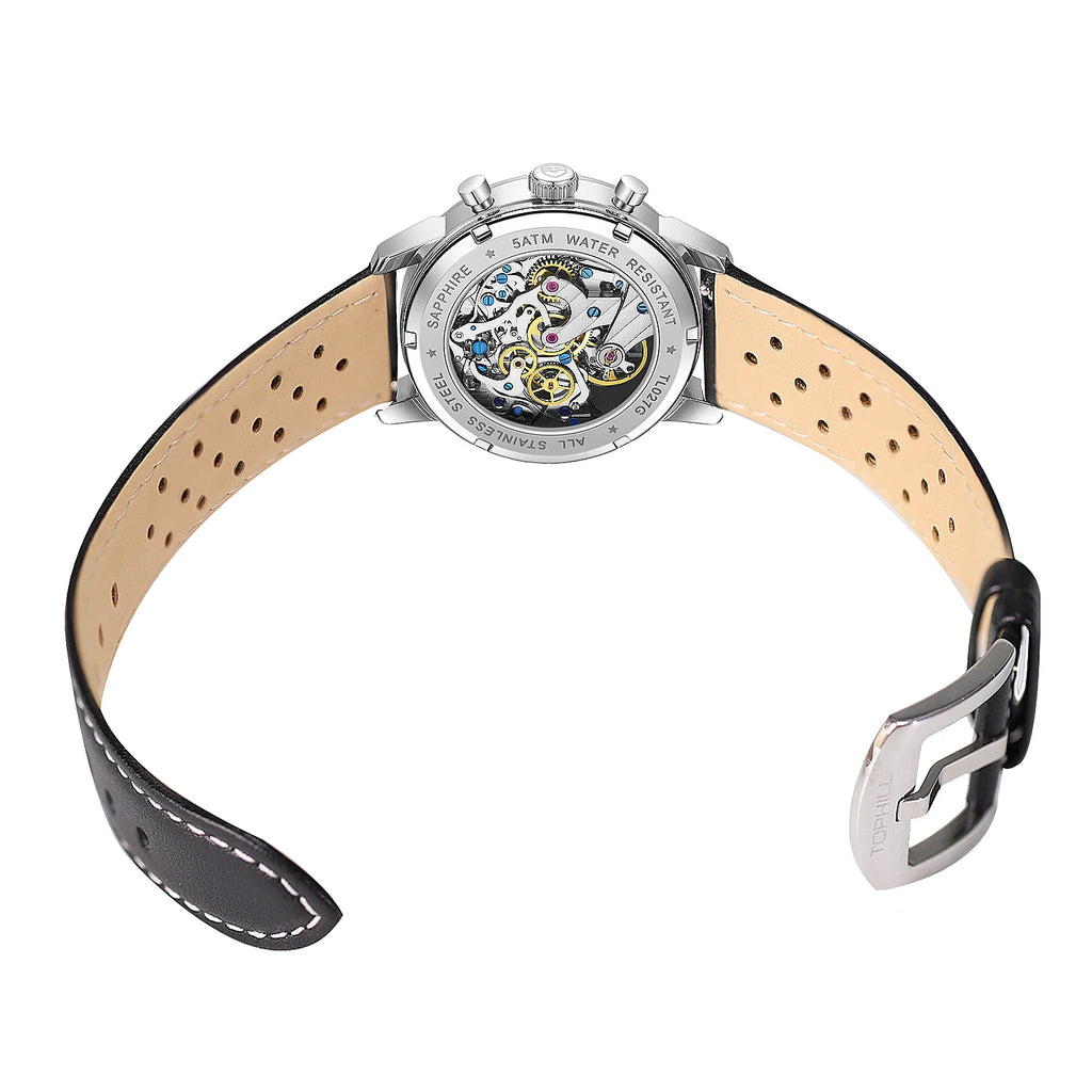 TOPHILL Watches Men Chronograph Mechanical - Product Image 3