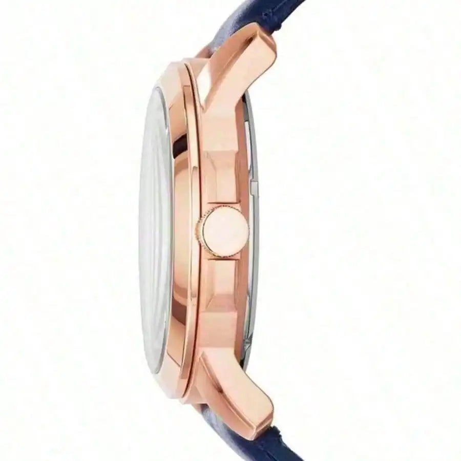 VASTARA vastara - fossil men's leather three-hand stainless steel watch unisex timepiece - stainless steel stainless steel