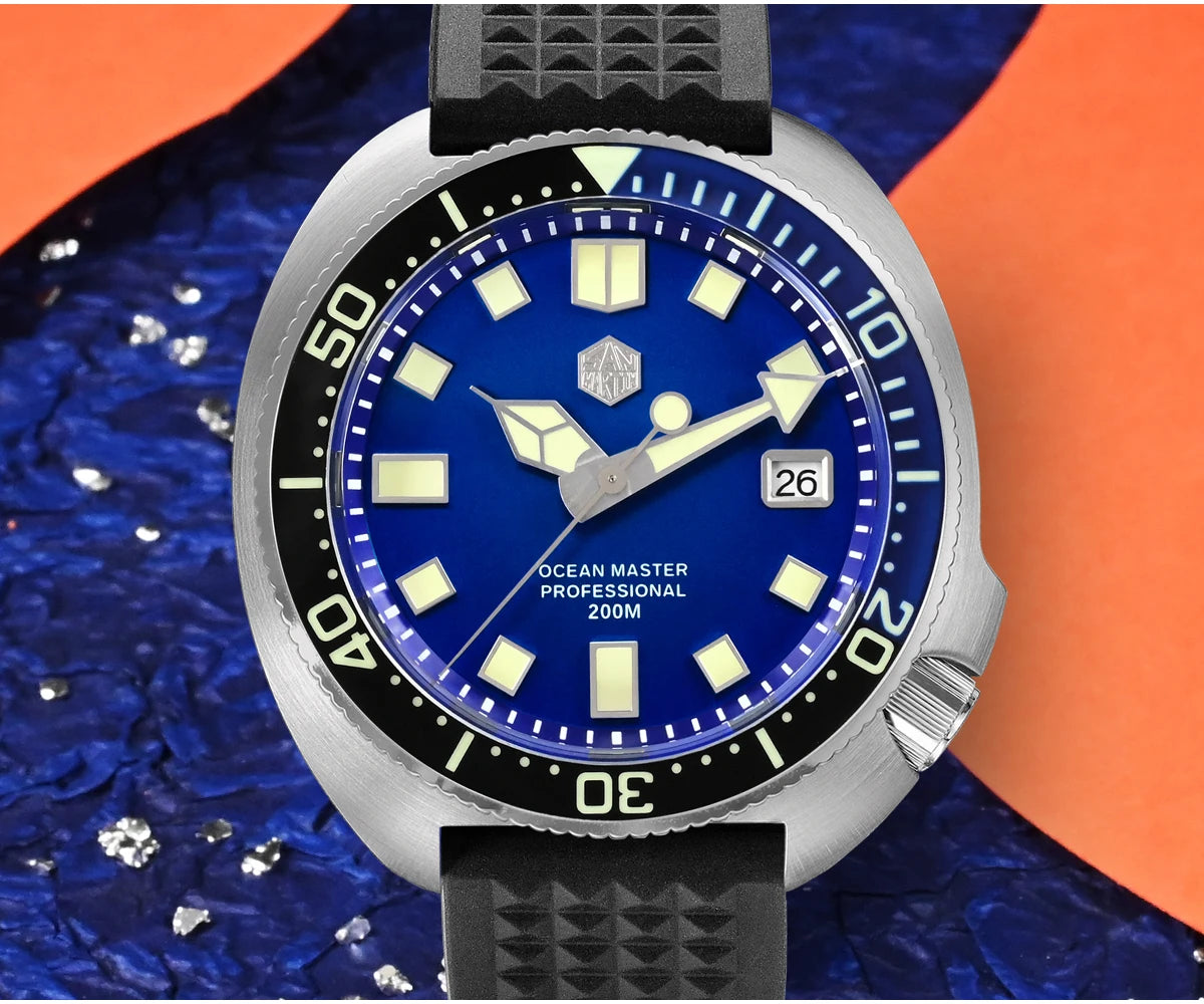 San Martin Men Automatic Watch Military Mechanical - Product Image 11