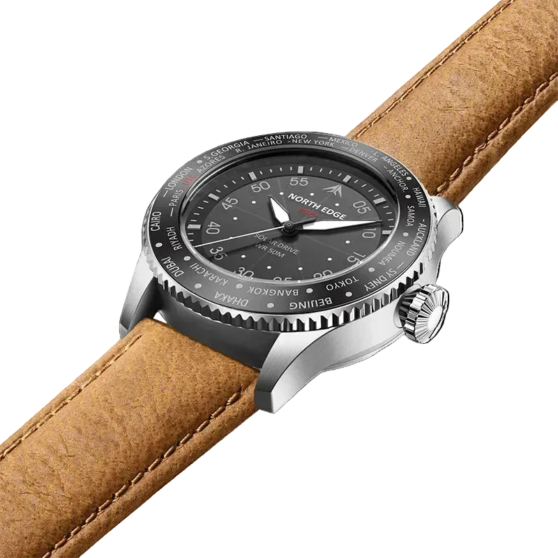 NORTH EDGE Solar Powered Quartz Watch Men MACH - Product Image 2