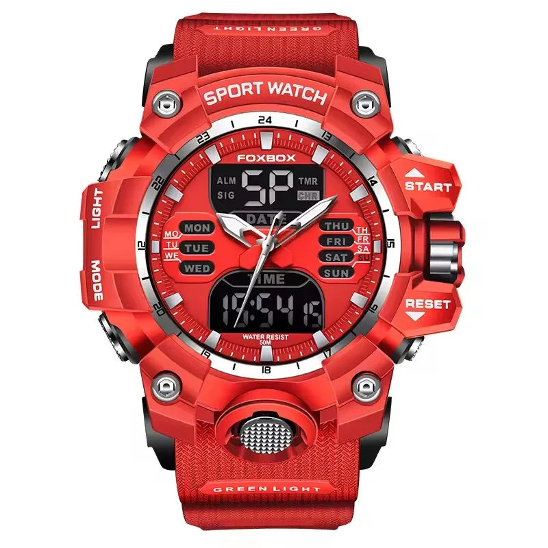 vastara - sport chrono pro waterproof digital watch for men - sports unisex watch with chronograph in neutral metal (USA)