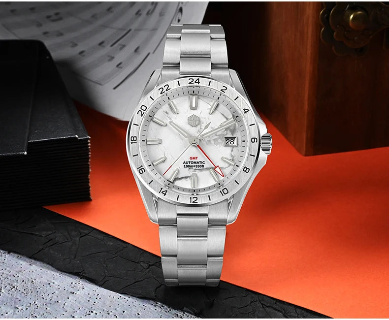 San Martin Men GMT Watch mm Automatic Mechanical - Product Image 11