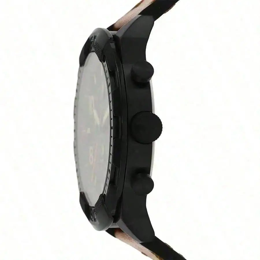 unisex casual watch vastara - fossil men's three-hand watch with scratch-resistant glass - daily wear timepiece with neutral