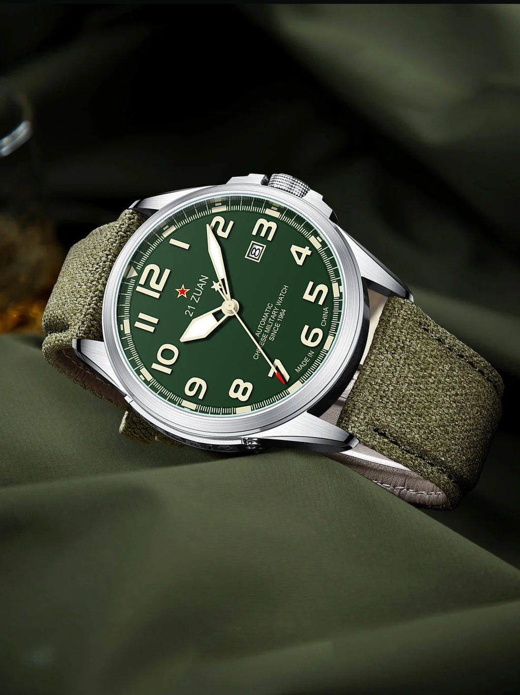 vastara seagull d581 's military retro clock luminous sport s gift watch 19 - classic unisex timepiece with stainless steel