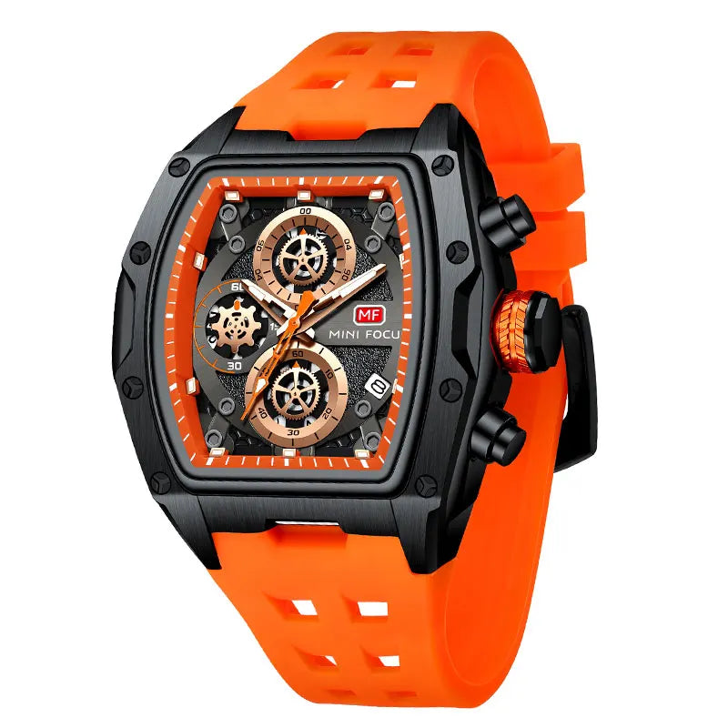 vastara chronograph mini focus blue military sport watch watch 16 - classic unisex timepiece with chronograph (USA)