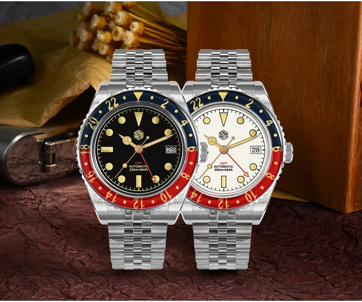 San Martin mm NH GMT Diver's Watch Men Sapphire - Product Image 10