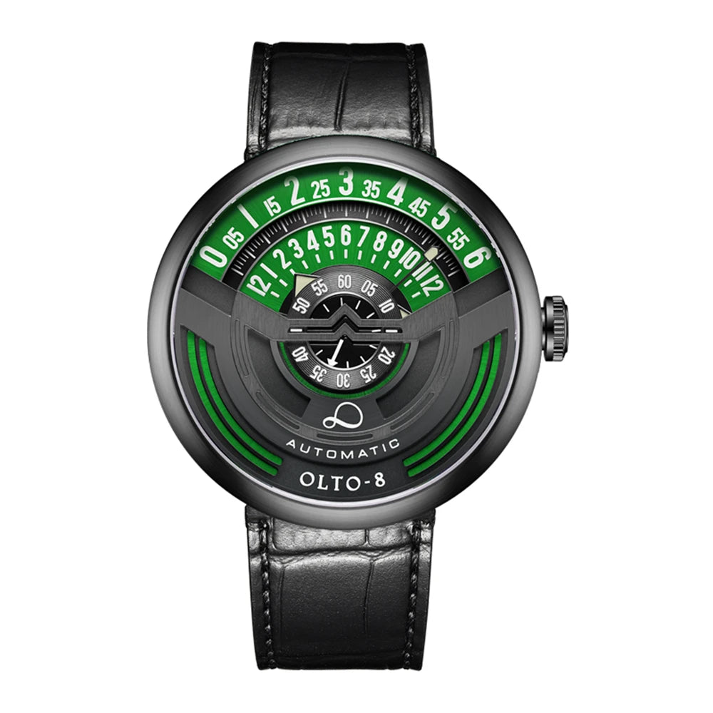 vastara olto-8 edition wristes sports 46mm stainless steel luminous clocks watch 23 - sports unisex timepiece with stainless