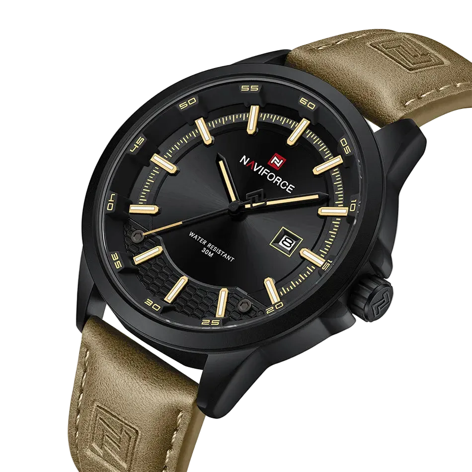 vastara naviforce 's es business calendar luminous number wrist es clocks gift relogio masculino - business unisex watch