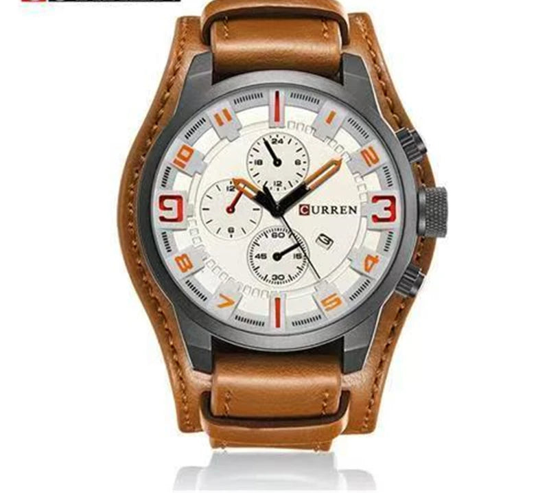 vastara end, 's with a multifunctional calendar and leather strap, suitable for business casual wear, versatile and unique