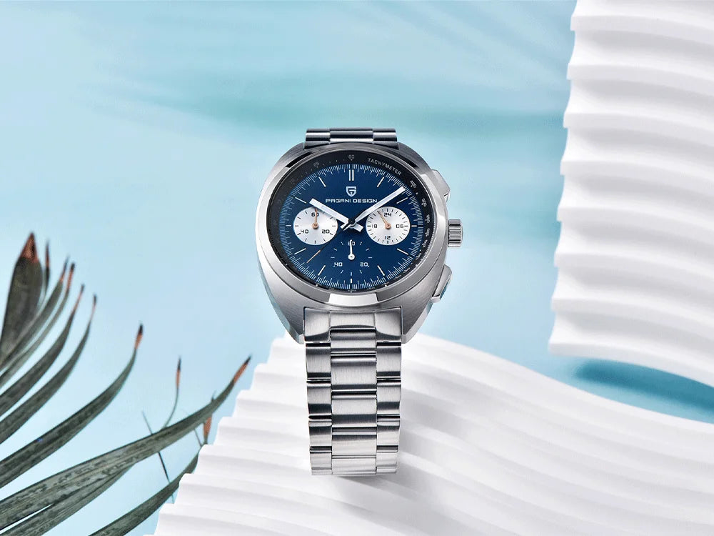 vastara luxury men’s chronograph – sapphire stainless steel watch 10 - casual unisex timepiece with chronograph (USA)