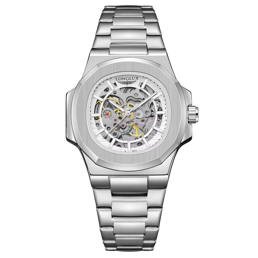 vastara - steelcrest phantom automatic watch watch 8 - formal unisex timepiece with waterproof (USA)