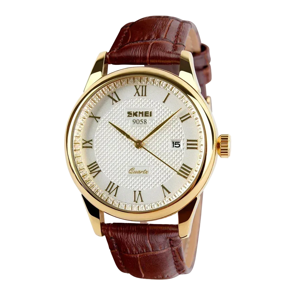 VASTARA vastara skmei 9058 lovers love witness time leather strap sports wristes date clock reloj hombre unisex timepiece -