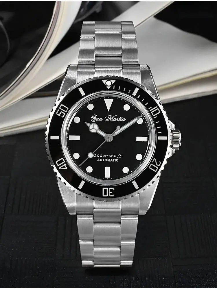 San Martin mm Sub Men Watch Vintage Classic Diver - Product Image 2