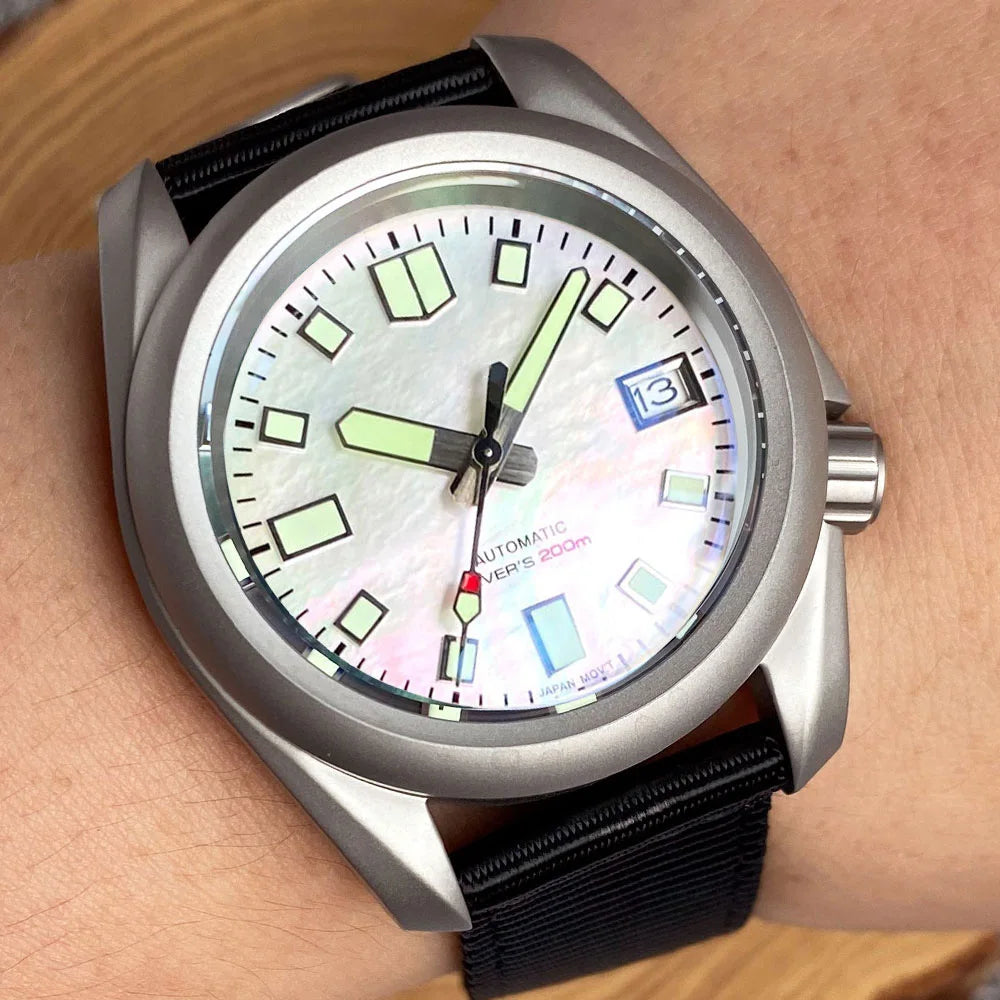 Tandorio Black MOP Shell Dial Lume mm NHMechanical - Product Image 17