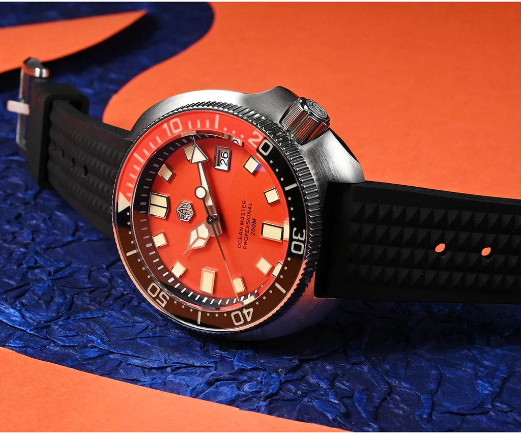 San Martin Men Automatic Watch Military Mechanical - Product Image 14