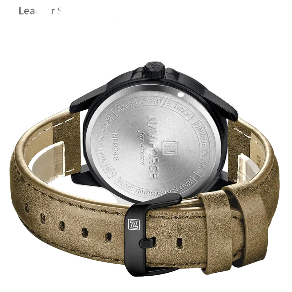 vastara naviforce 's es business calendar luminous number wrist es clocks gift relogio masculino watch 6 - business unisex