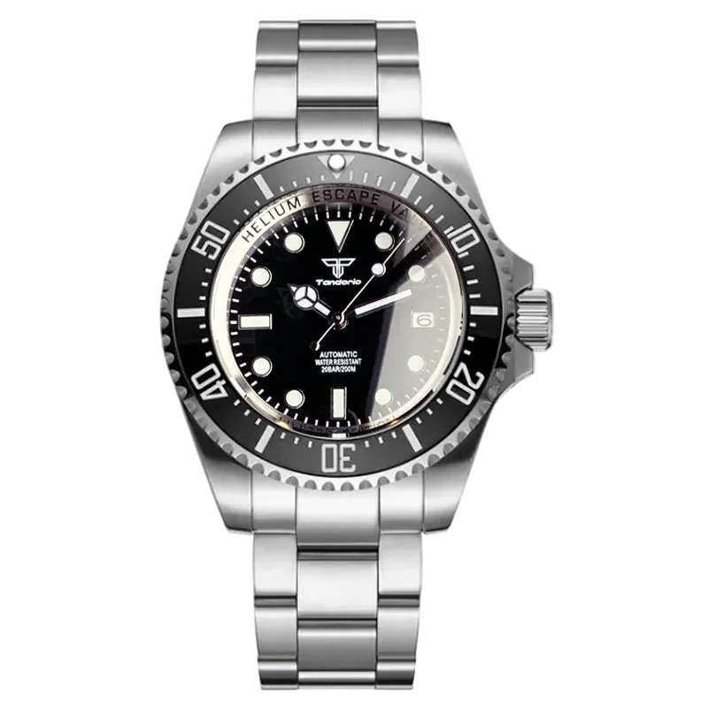 Tandorio mm NHA PT Stainless Steel Automatic Men - Men'S Watch with durable stainless steel