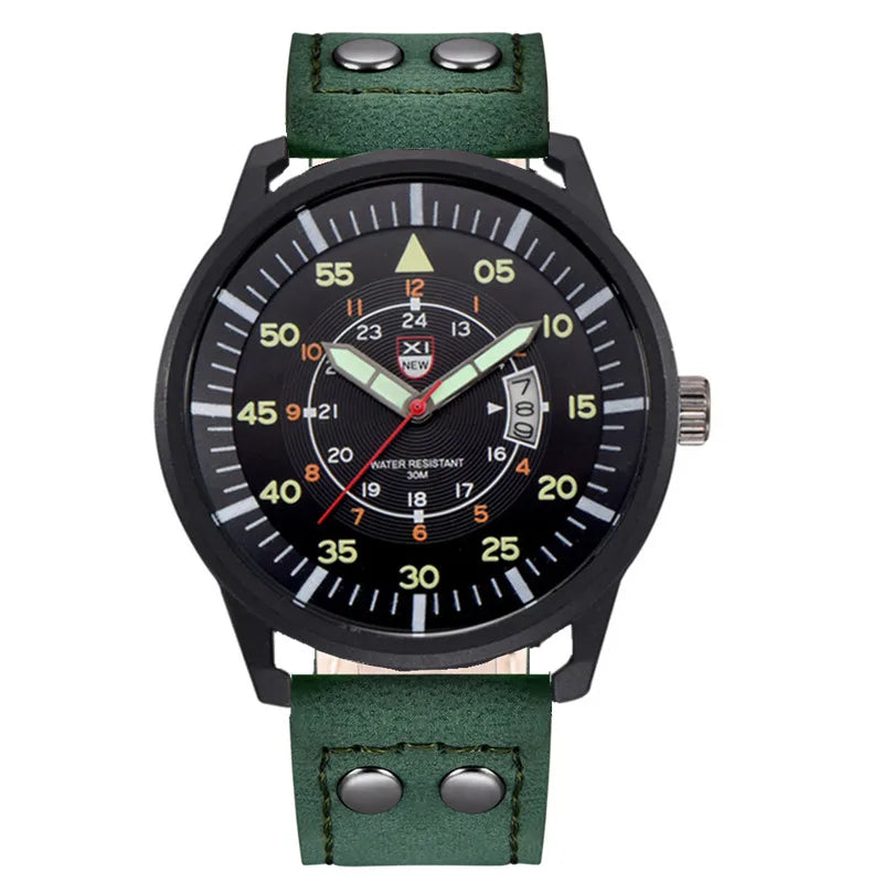 vastara reloj hombre xinew es for leather band simple sports date wristes relogios masculinos genuine leather with genuine