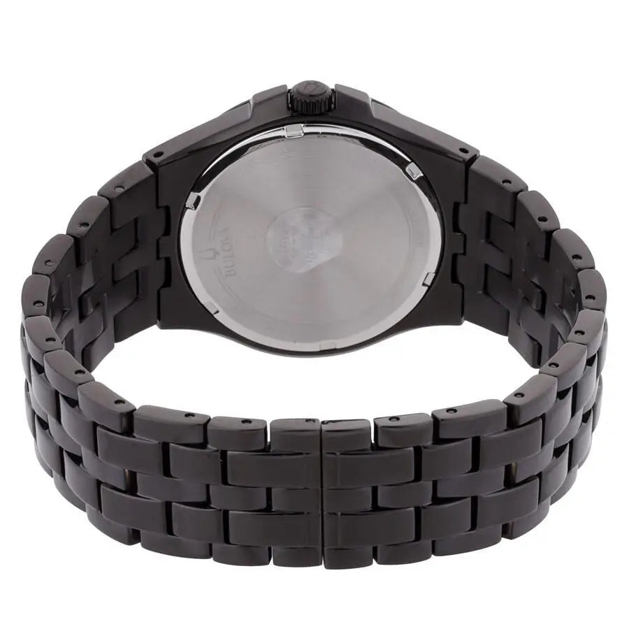 Bulova | Quartz Crystal Black Dial Men's Watch & - Product Image 2