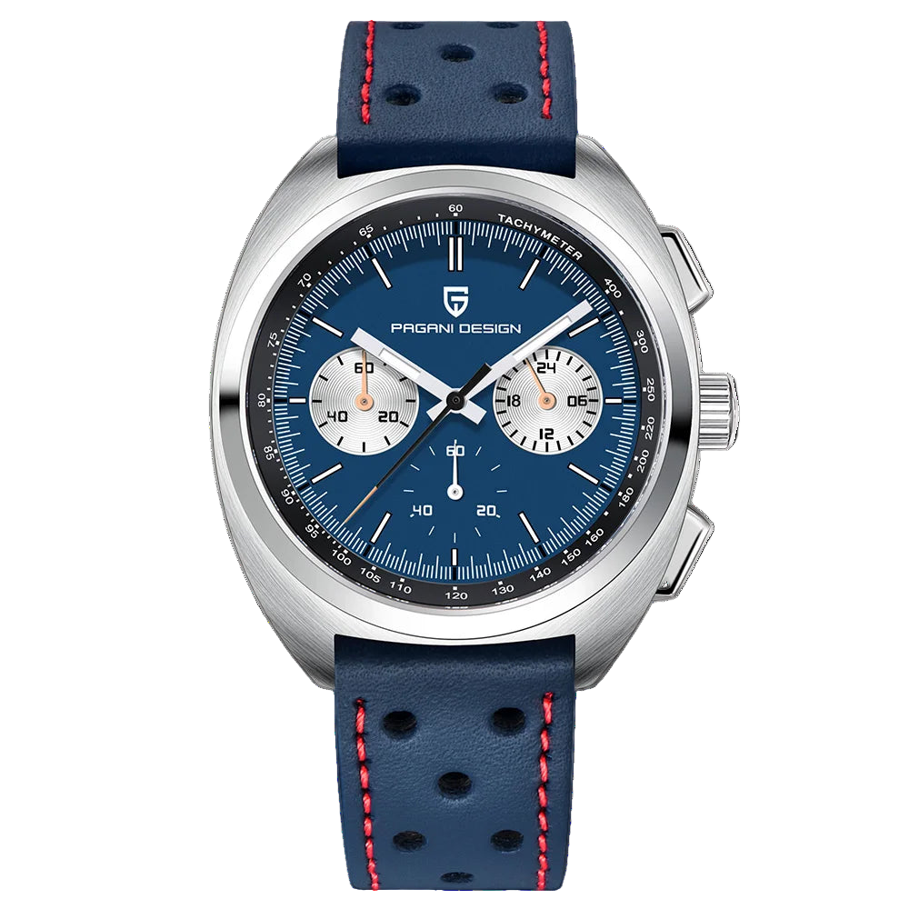 vastara luxury men’s chronograph – sapphire stainless steel watch 32 - casual unisex timepiece with chronograph (USA)