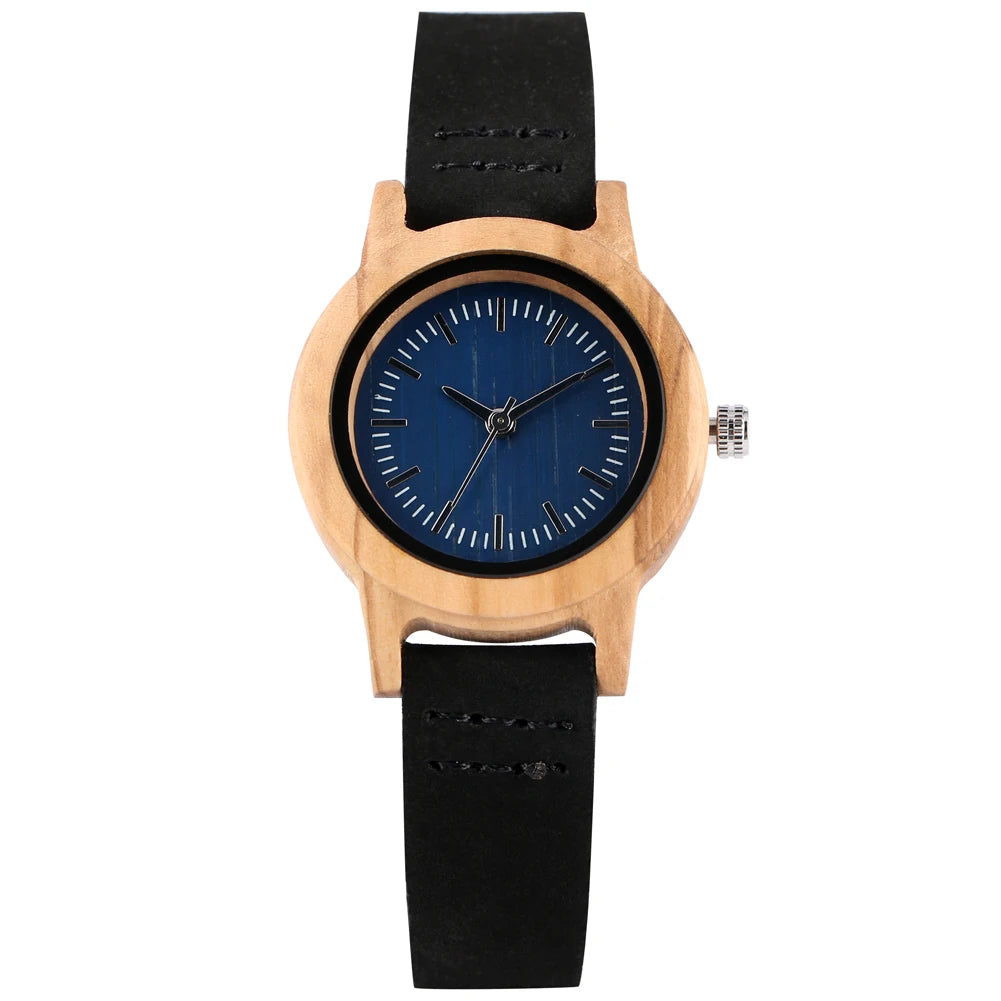 Wooden/Bamboo Watch Case Women's Wristwatch Quartz - Product Image 37