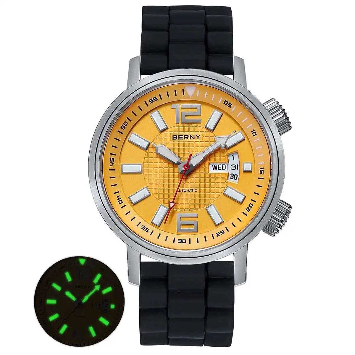 vastara - berny diver automatic mechanical watch watch 11 - casual luxury timepiece timepiece with waterproof (USA)
