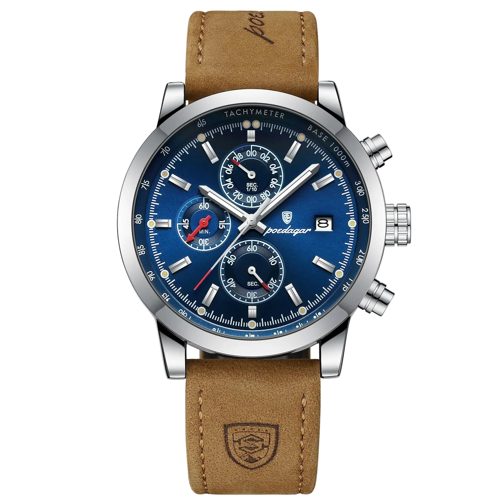 POEDAGAR Luxury Trendy Man Watch Date Waterproof - Product Image 23