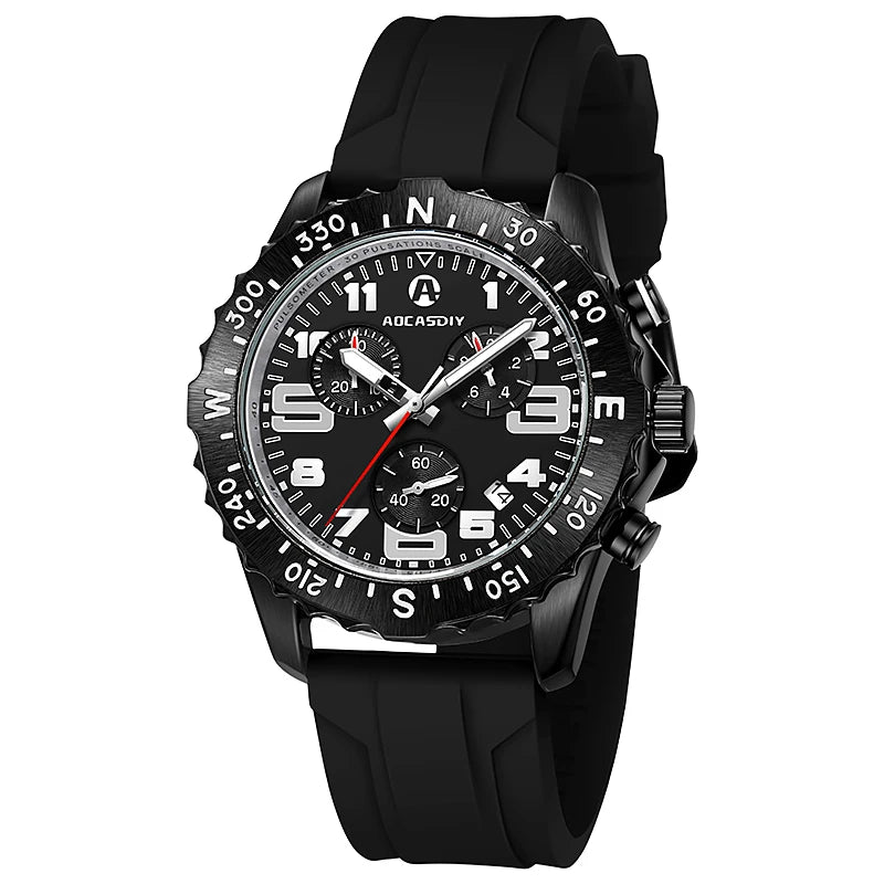 vastara - enduroforce chronograph military sport watch for men watch 11 - casual unisex timepiece with chronograph (USA)